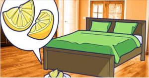 Limão na cama